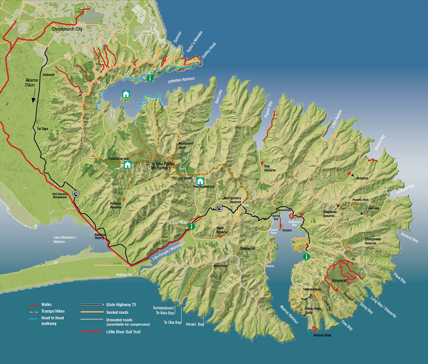 Greater Banks Peninsula walks